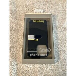 NEW heyday Dark Teal Silicone Phone Case for iPhone 14 Pro Antimicrobial